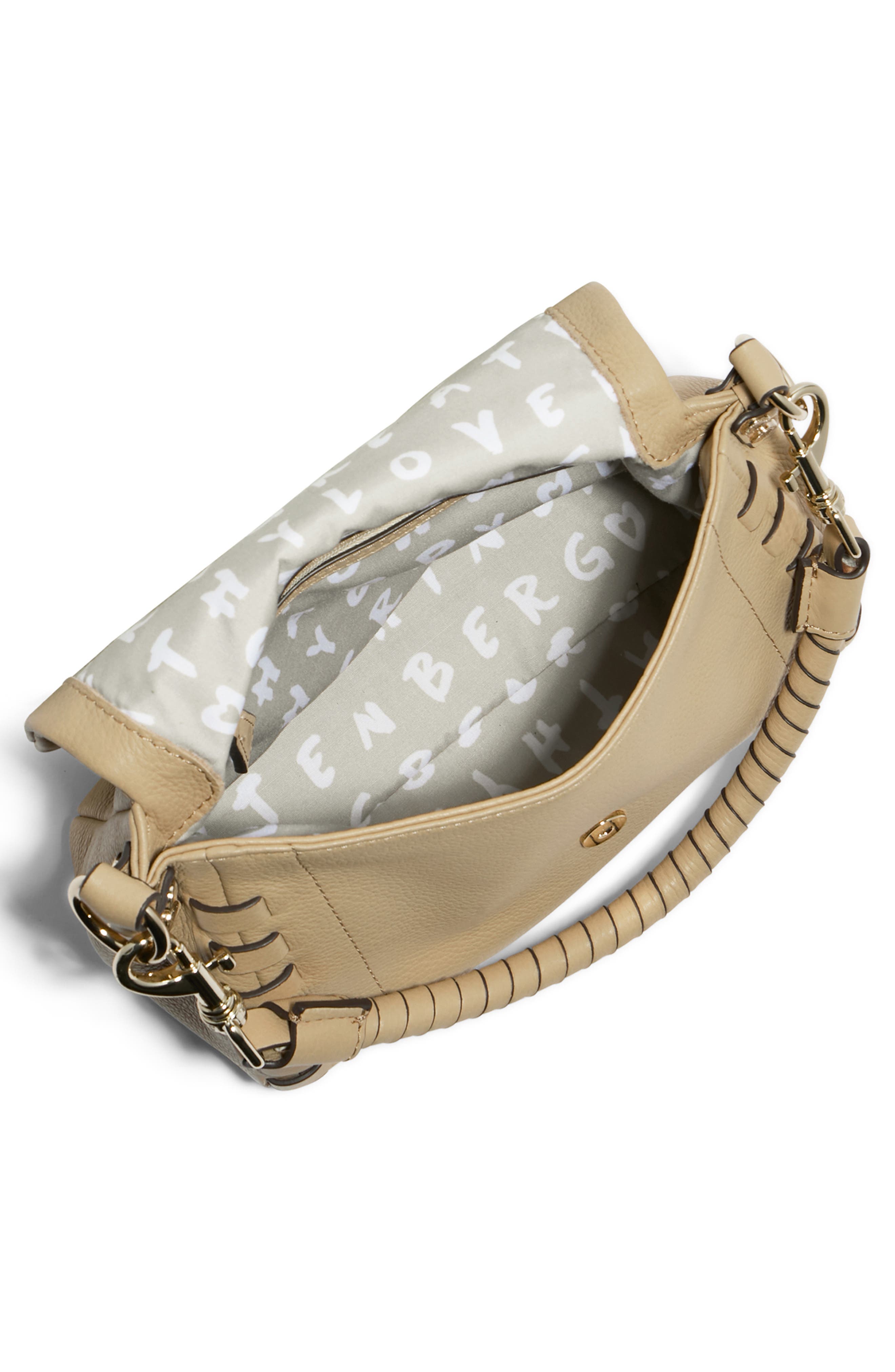 AIMEE Mini Zen Leather Crossbody Bag, Alternate, color, Camel