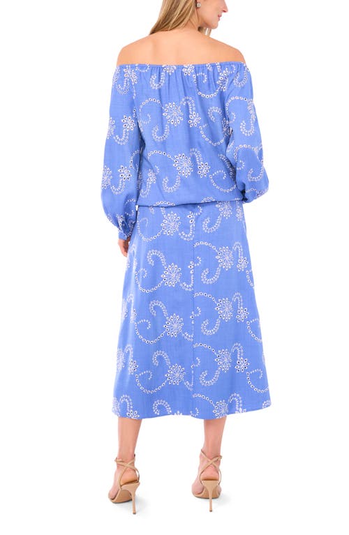 Vince Camuto A-line Maxi Skirt In Blue