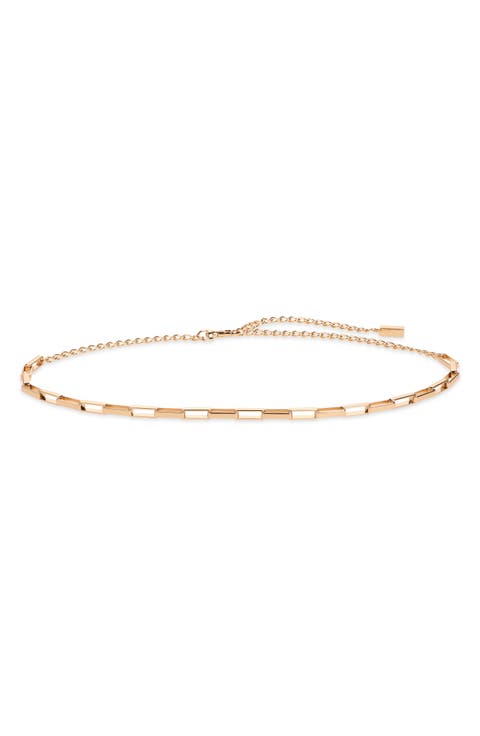 Square Link Chain Belt