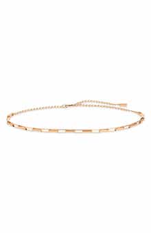 Square Link Chain Belt