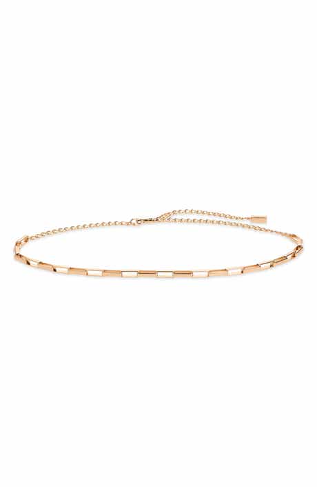 Square Link Chain Belt