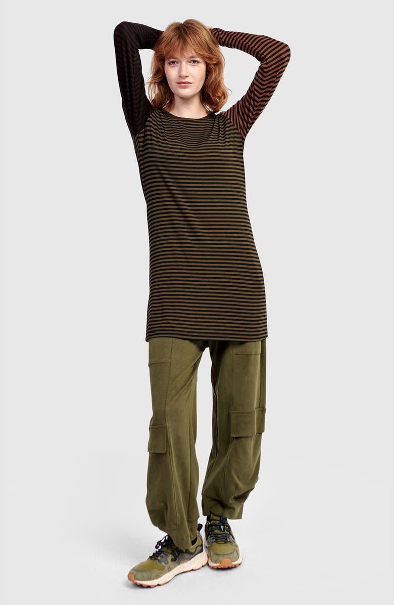 Alembika Layering Long Tee, Alternate, color, Stripes