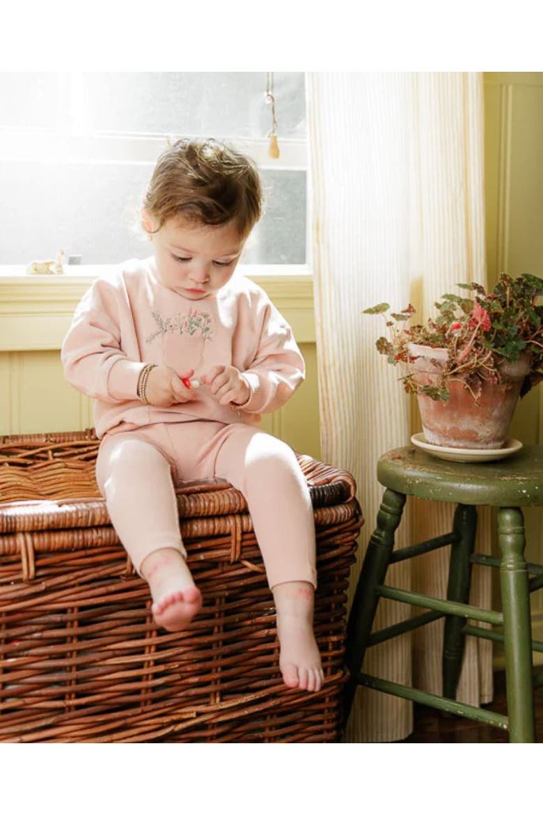 Velour Pocket Full of Flowers Collection - Lounge Set, Alternate, color, Pink