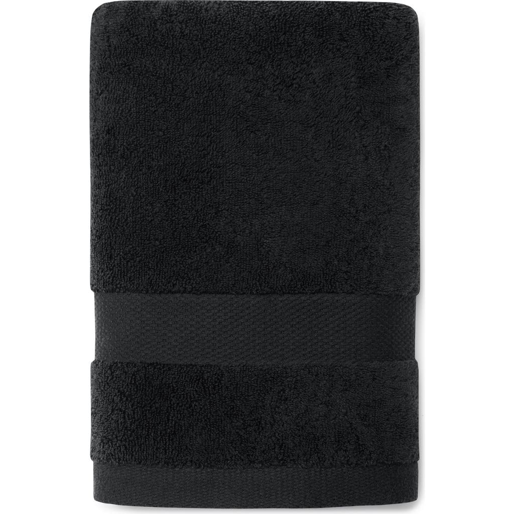 Sferra Bello Nuovo Combed Cotton Hand Towel In Black