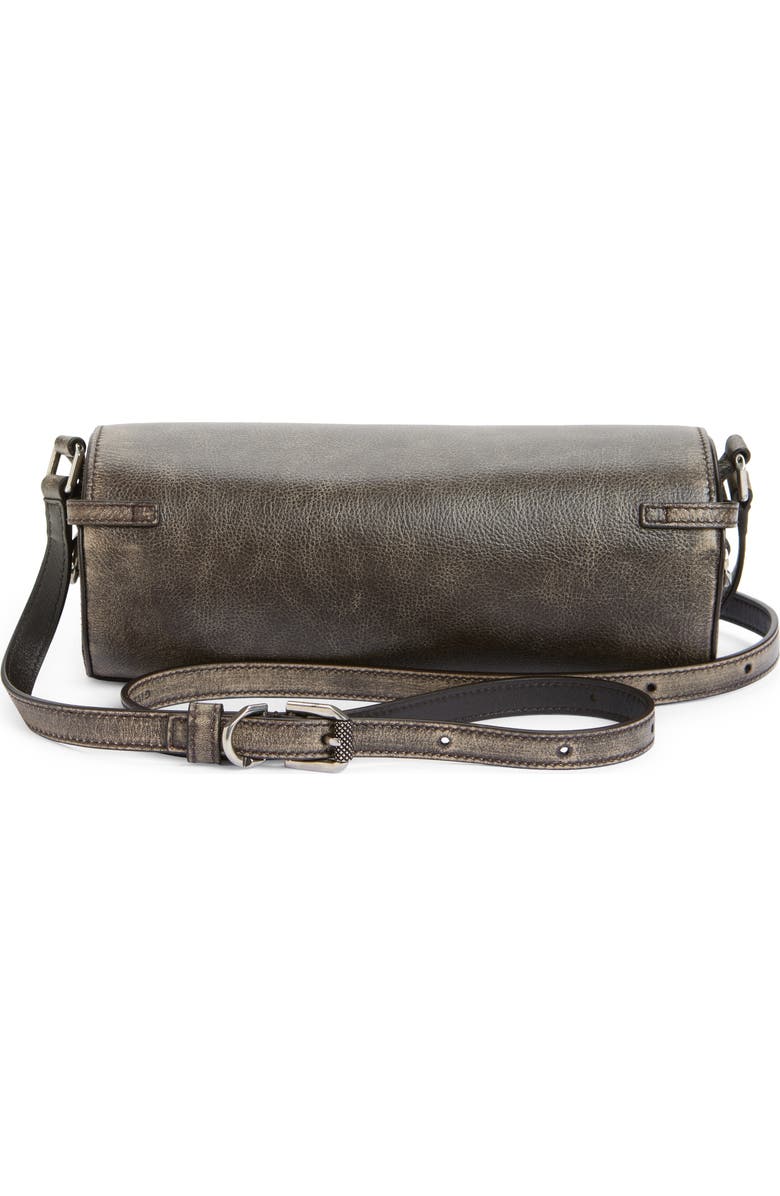 Givenchy Voyou Roller Leather Crossbody Bag, Alternate, color, Black/ Brown Mud