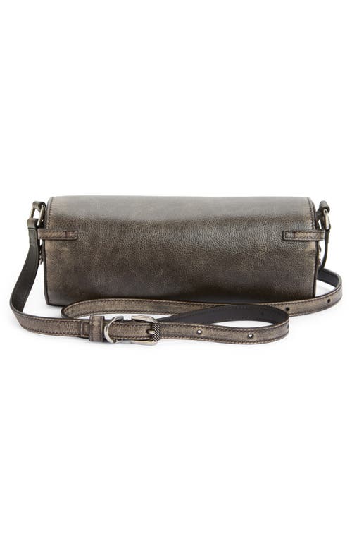 Givenchy Voyou Roller Leather Crossbody Bag In Black/brown Mud