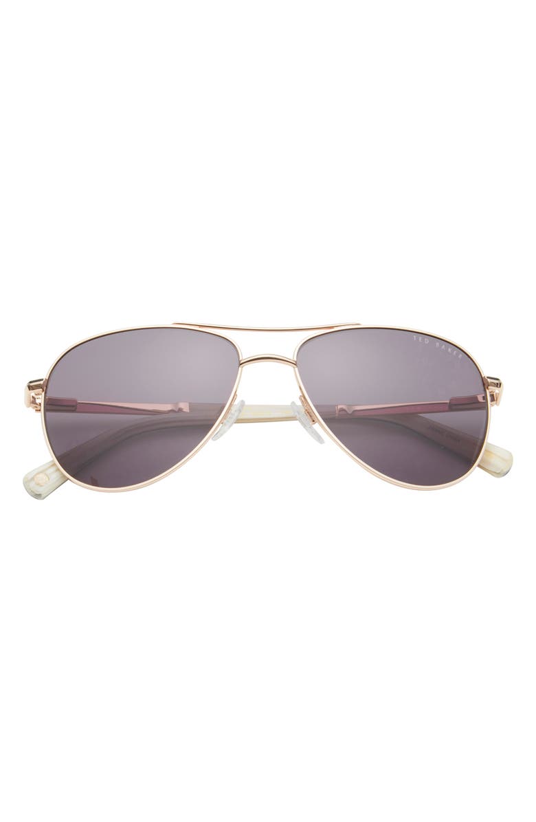 Ted Baker London Aviator Sunglasses, Main, color, 