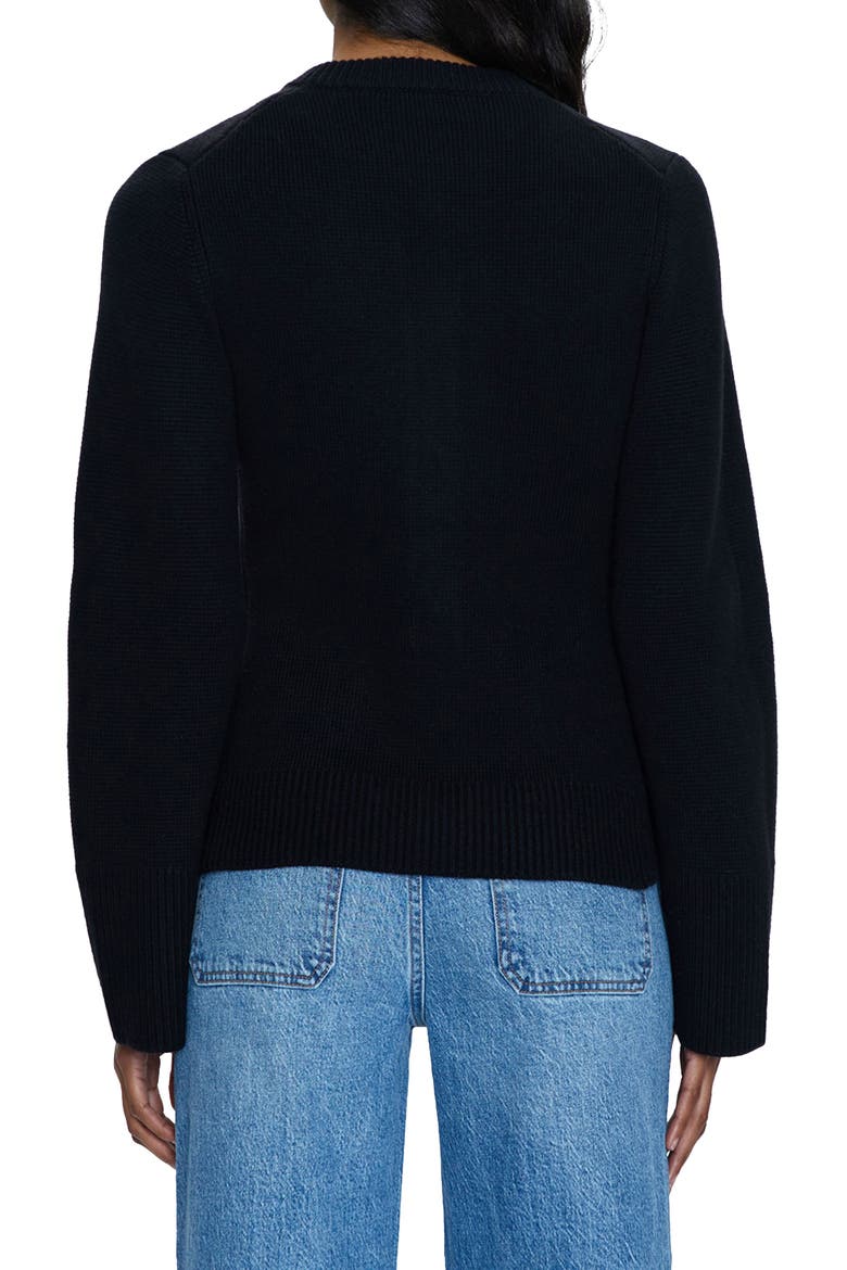 Dani Patch Pocket Cardigan, Alternate, color, NOIR