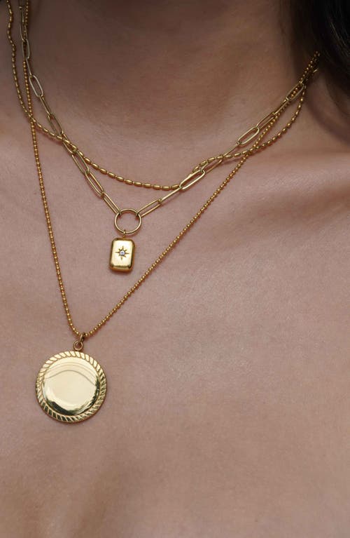 Kozakh Larisa Pendant Necklace In Gold