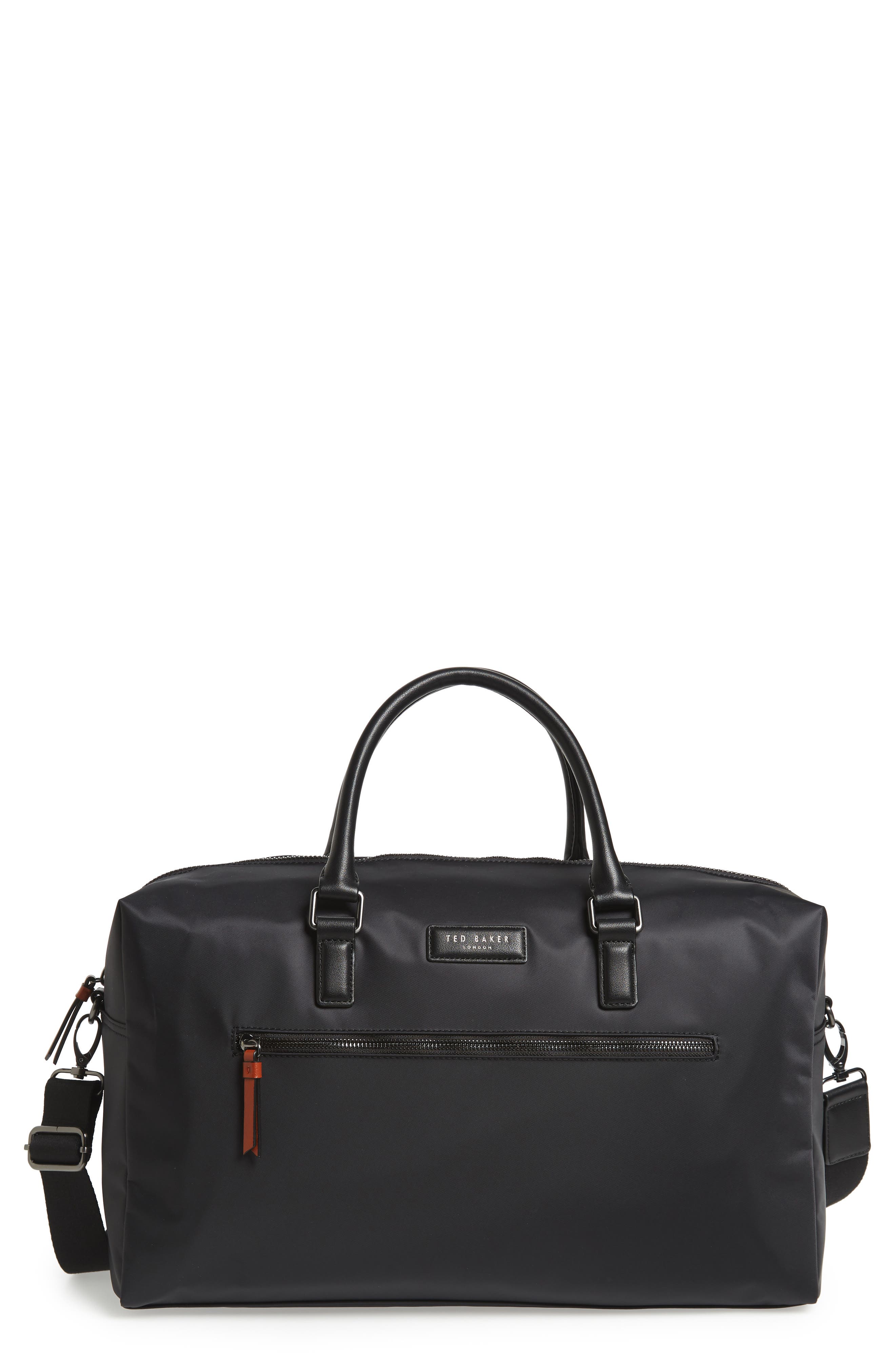 Ted Baker London Nylon Duffle Bag, Main, color, 