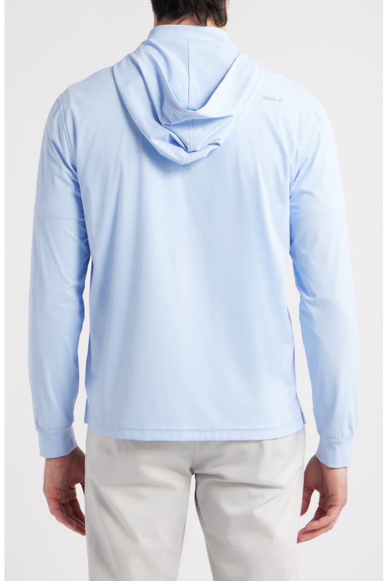 Robby Performance Quarter Zip Hoodie, Alternate, color, KONA