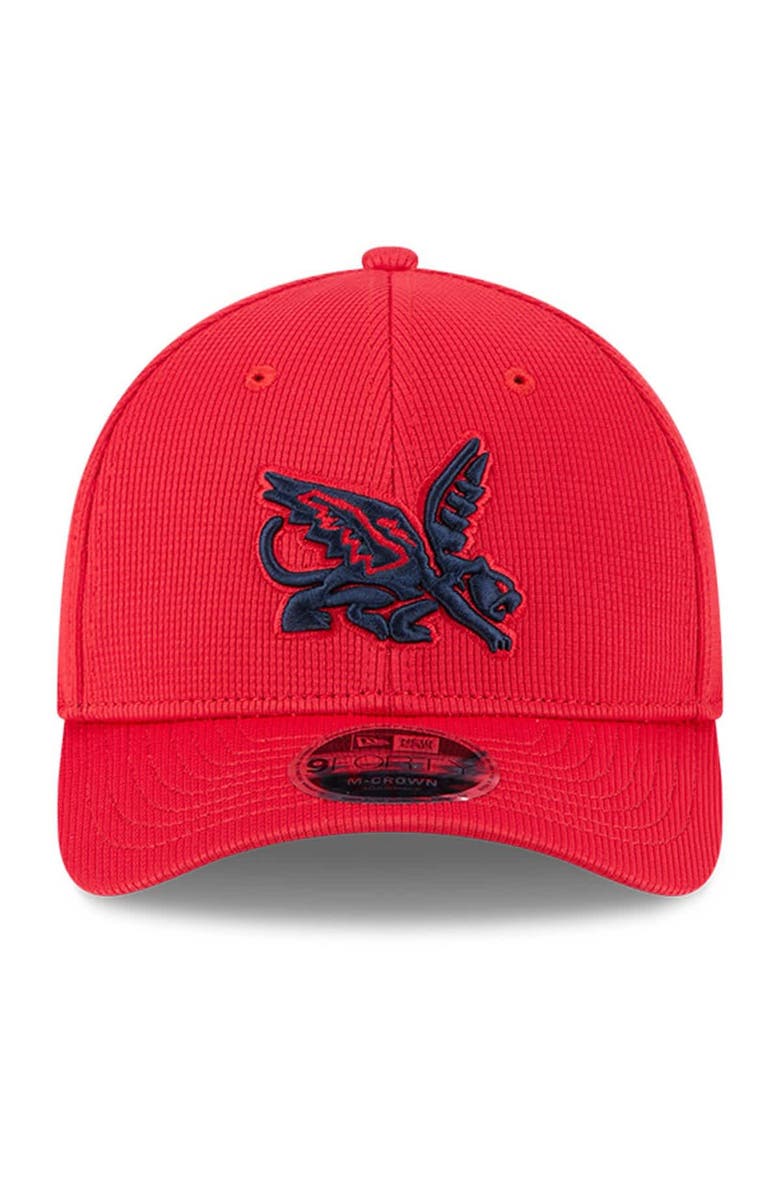 New Era Men's New Era Red Texas Rangers City Connect Batting Practice 9FORTY M-Crown Adjustable Hat, Alternate, color, Red