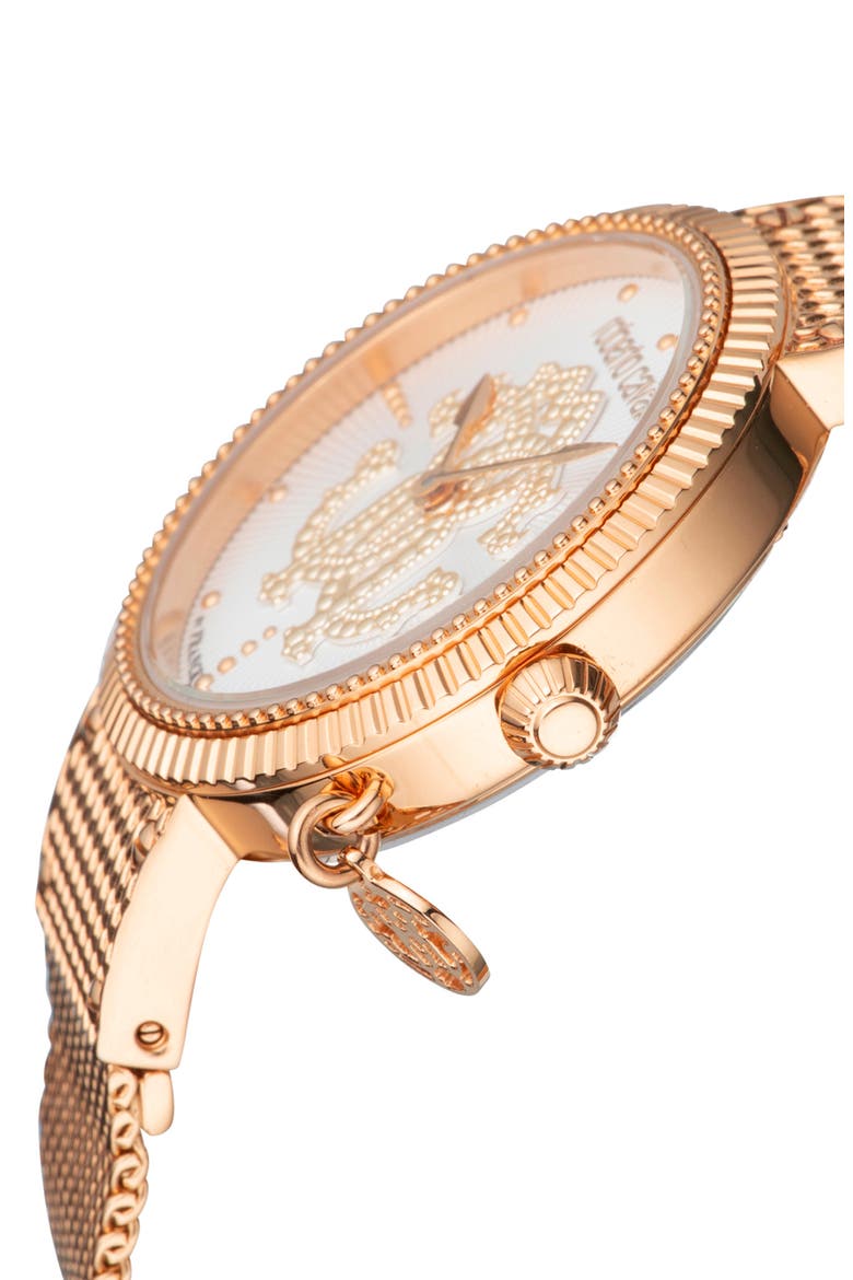 Dotted Bracelet Watch, 34mm, Alternate, color, ROSE GOLD/ SILVER/ ROSE GOLD