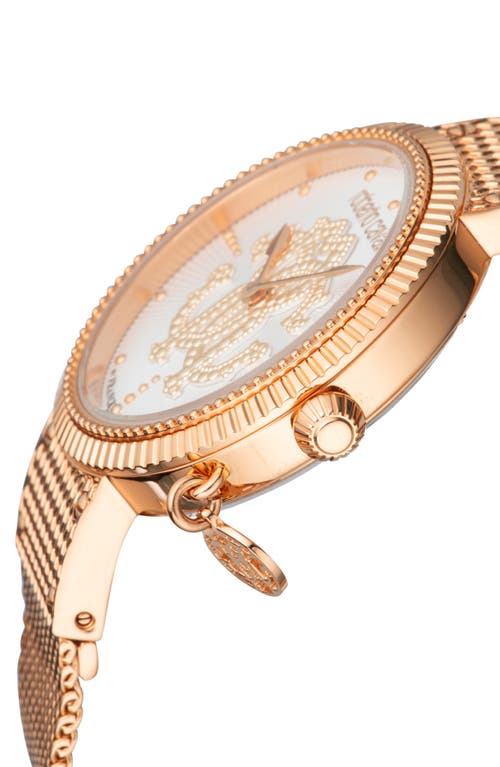 Roberto Cavalli By Franck Muller Dotted Bracelet Watch, 34mm In Gold