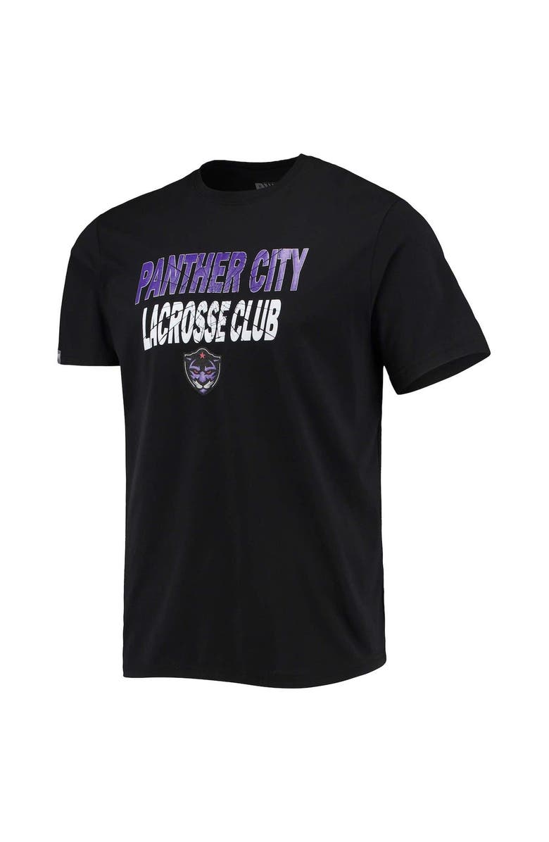 LEVELWEAR Men's Levelwear Black Panther City Lacrosse Club Team Logo Thrive T-Shirt, Alternate, color,