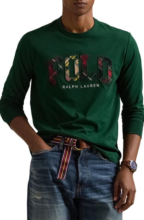 Polo Appliqué Long Sleeve T-Shirt