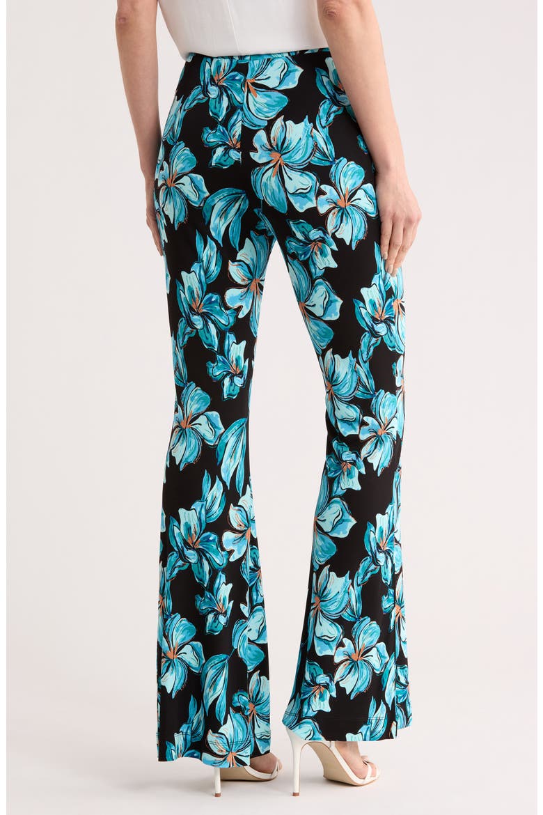 Brooklyn Flare Pants, Alternate, color, OPERA FLORAL BLACK