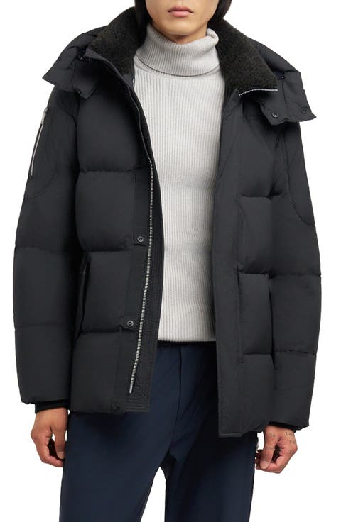 Everest 3Q Quilted Down Hooded Jacket