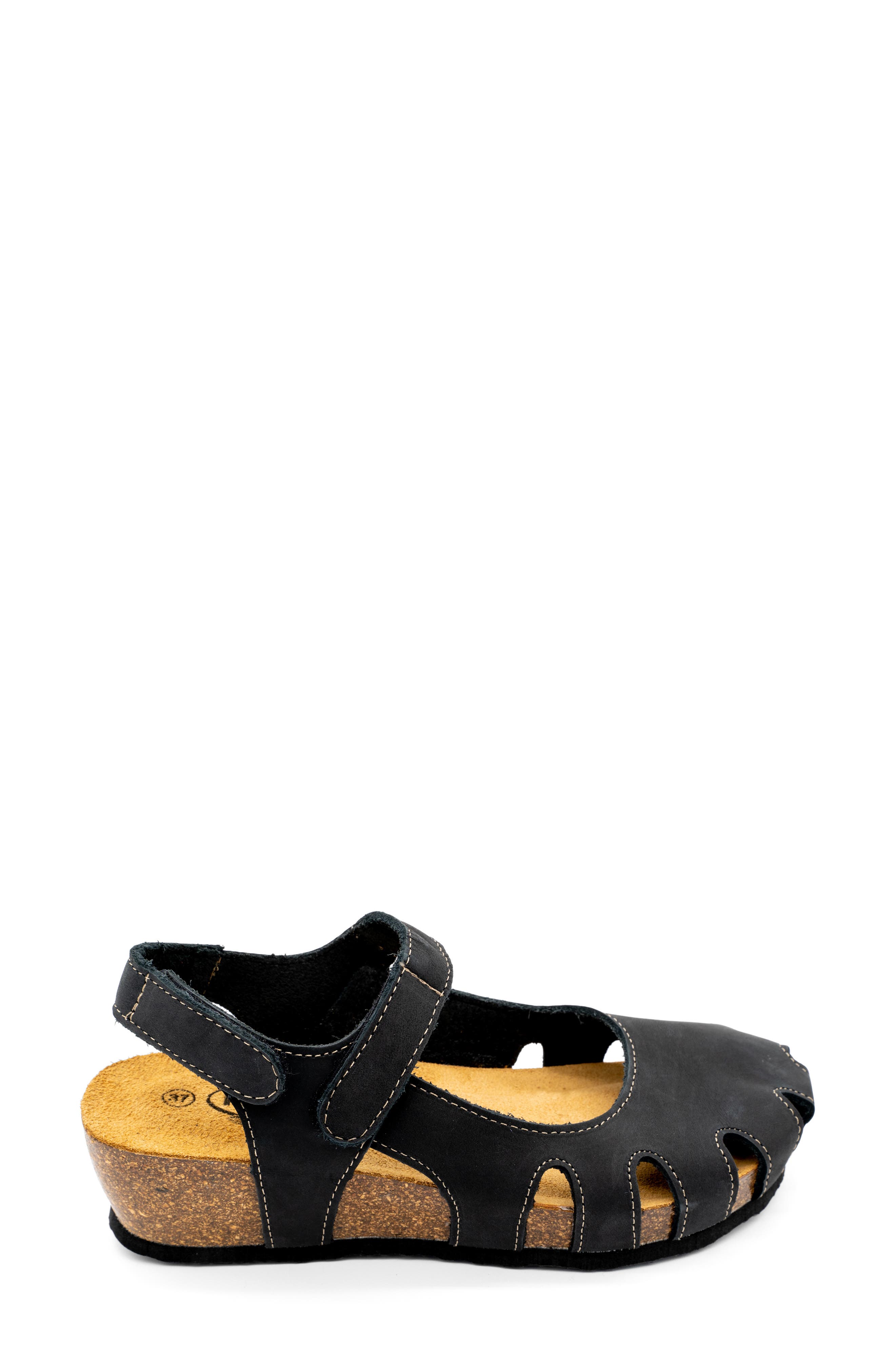 Plakton Amy Sandal, Alternate, color, Nobuck Negro