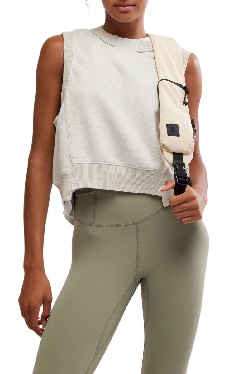 Free People FP Movement Intercept Tank, Main, color, Heather Grey