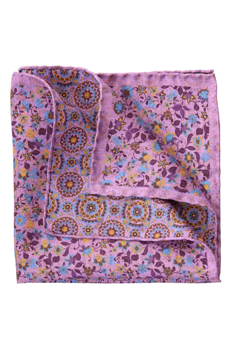 Rimini - Double Sided Silk Pocket Square for Men, Alternate, color, Pink