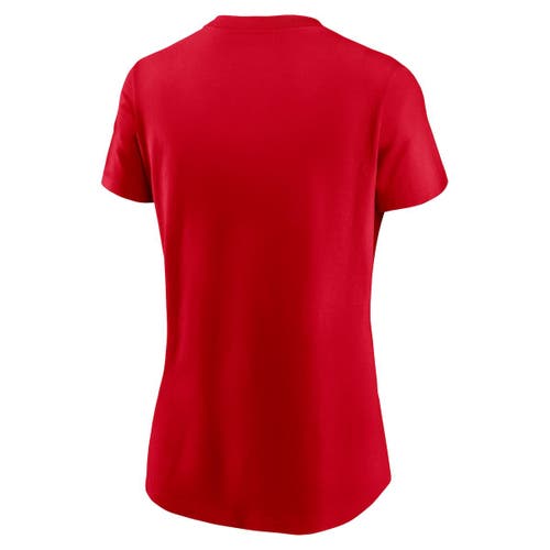 Nike Red Georgia Bulldogs Local Script T-shirt In Red