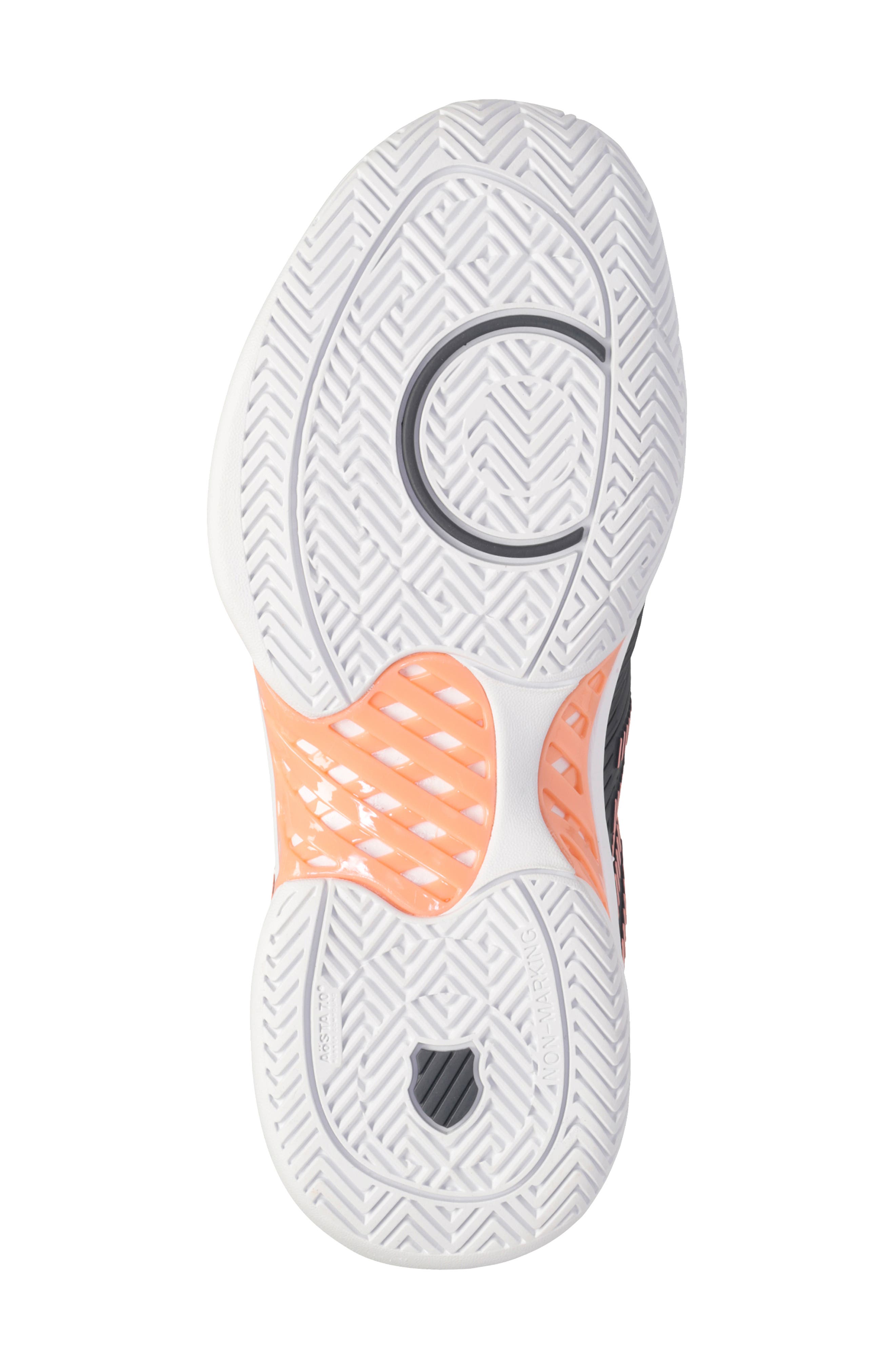 Hypercourt Express 2 Tennis Shoe, Alternate, color, ASPHALT/WHITE/PEACH AMBER