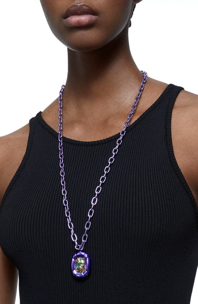 Swarovski Dulcis Pendant Necklace, Alternate, color, 