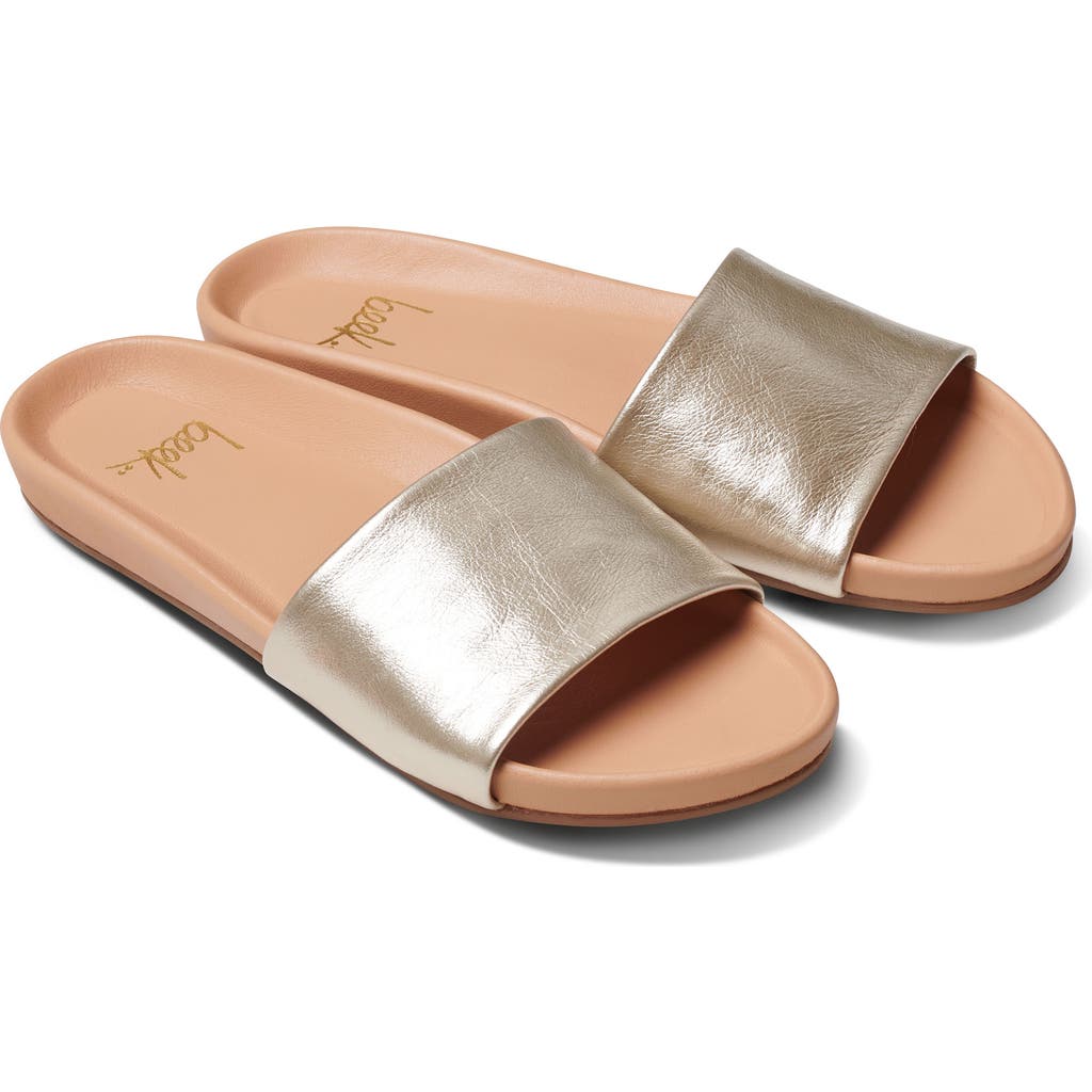 Beek Gallito Slide Sandal In Metallic