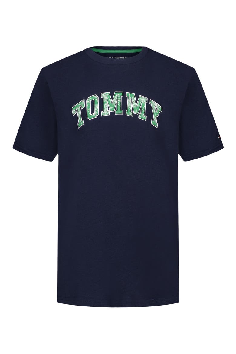 Kids' Arched Logo Graphic T-Shirt, Main, color, MEDIEVAL BLUE