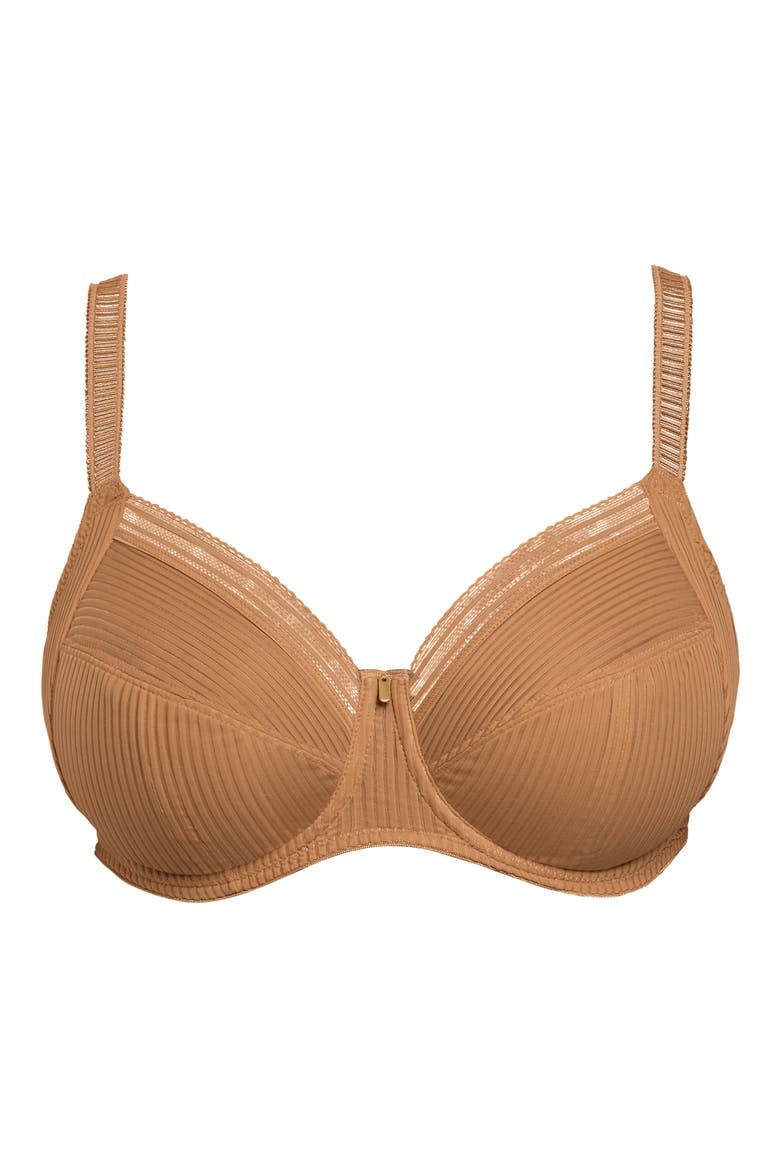 Fusion Underwire Side Support Bra, Alternate, color, CINAMN