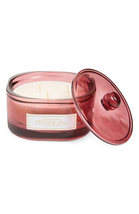 Vintage Rose Scented Candle
