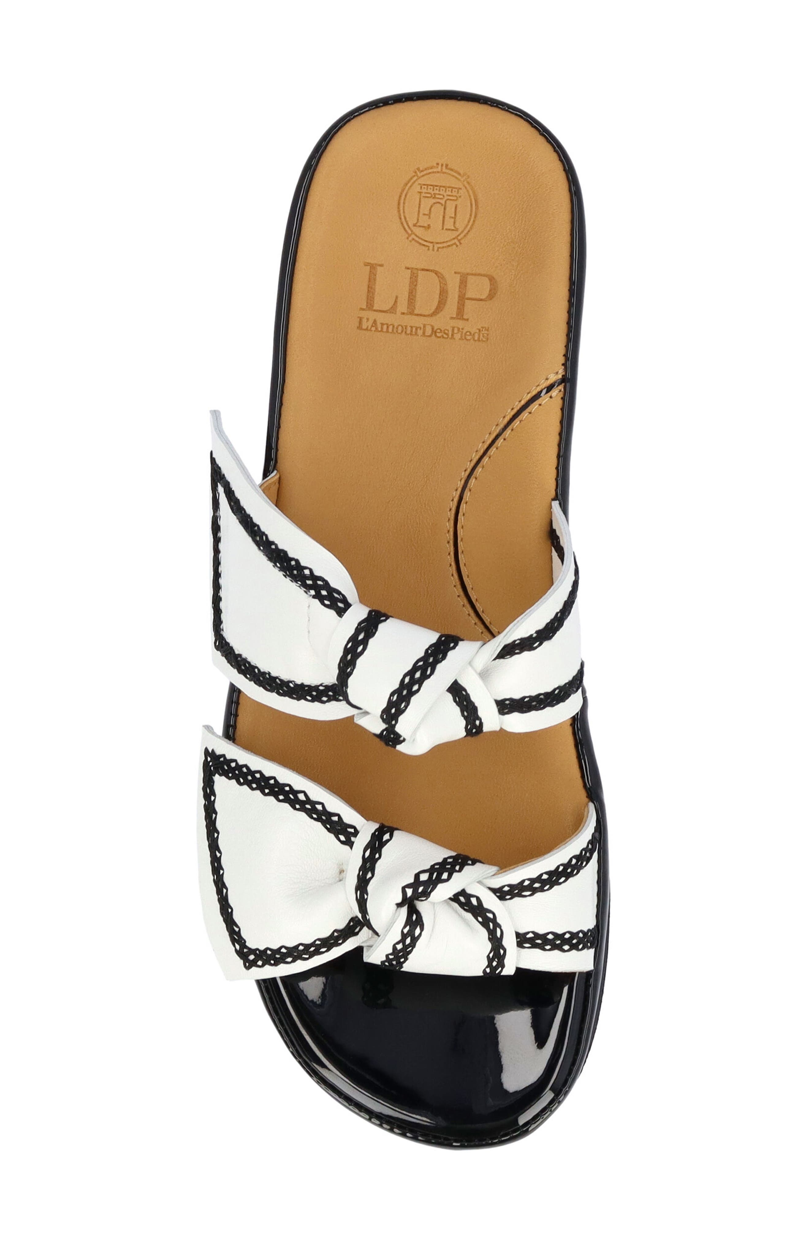 L'Amour des Pieds Voleta Two-Strap Sandal, Alternate, color, White