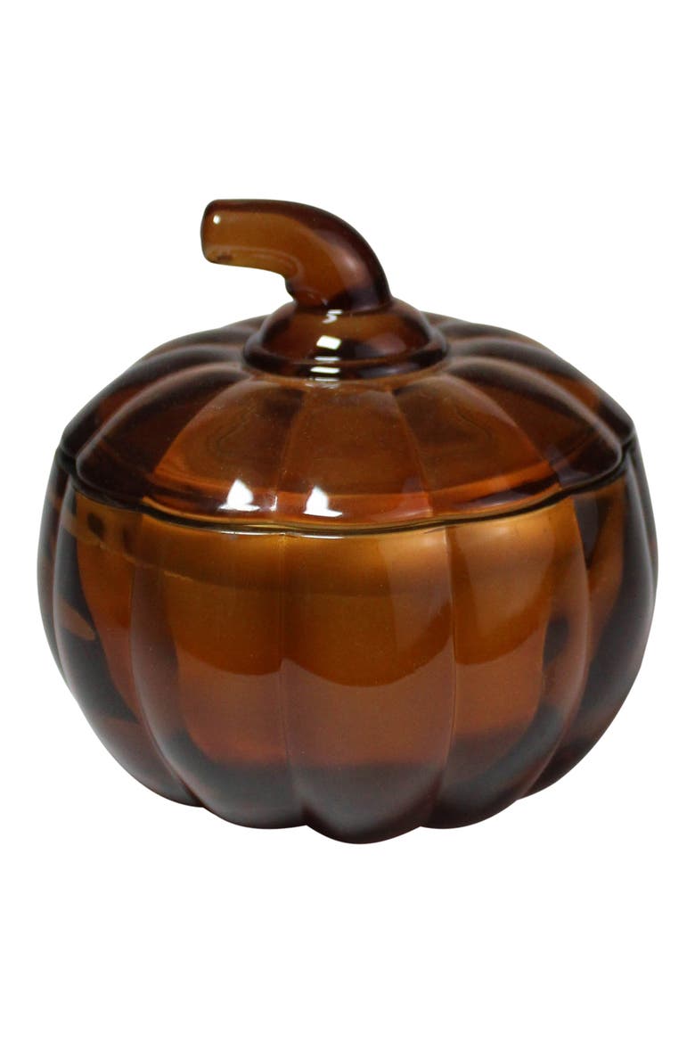 Pumpkin Eucalyptus Glass Jar Candle, Main, color, PUMPKIN EUCALYPTUS