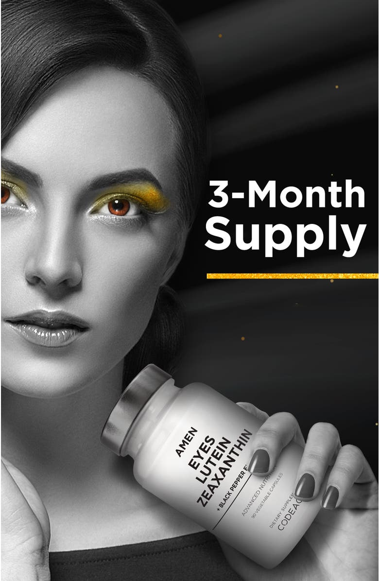 Codeage Amen Eyes Lutein Zeaxanthin Supplement, Alternate, color, White