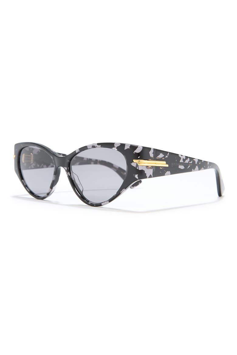 55mm Cat Eye Sunglasses, Alternate, color, BLACK GREY