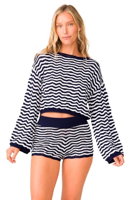Pq Swim Palmer Crop Cover-up Sweater