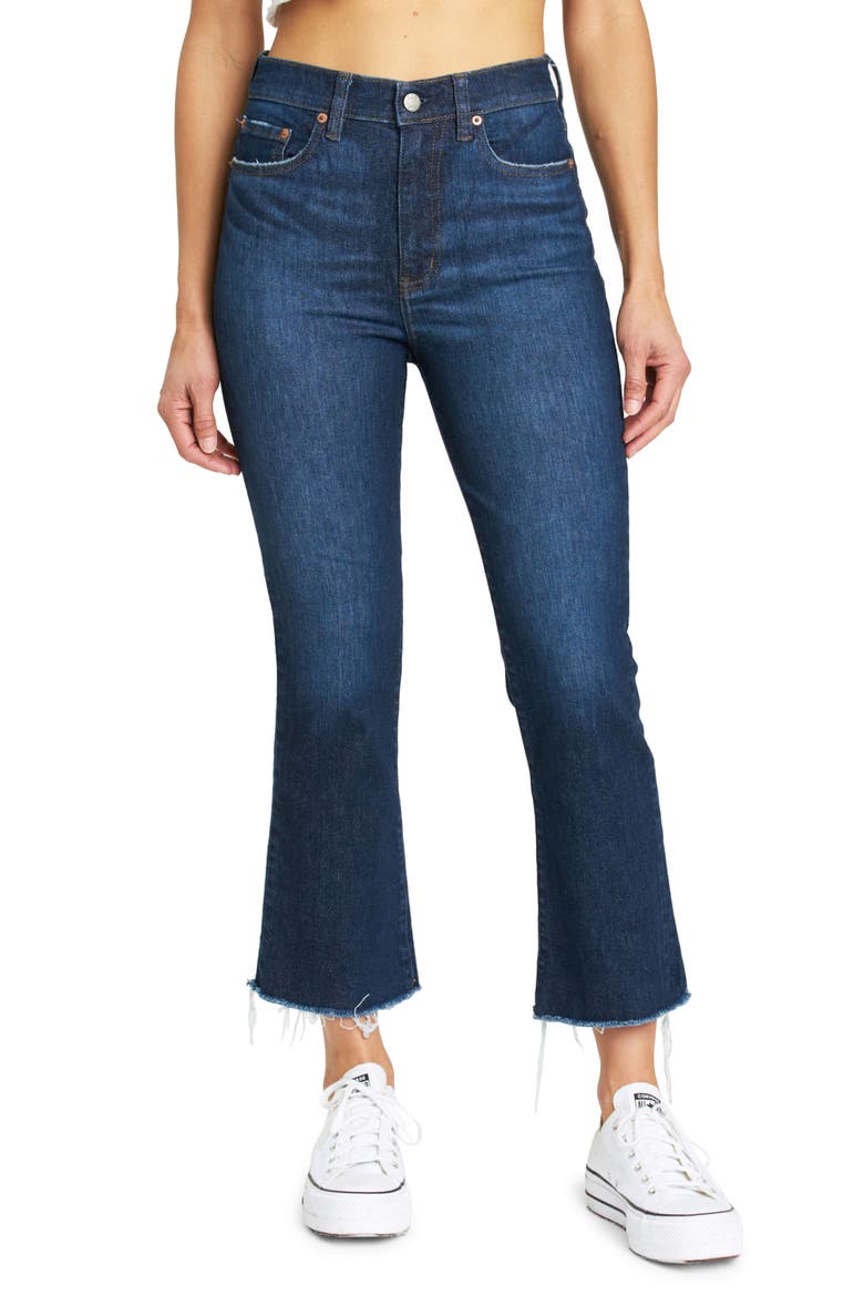 Shy Girl High Waist Crop Flare Jeans, Main, color, CHANGES