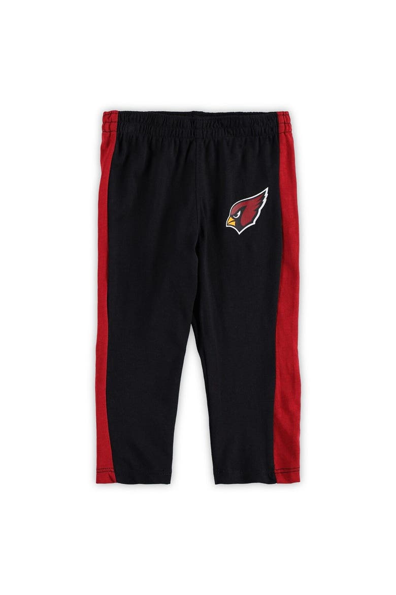 Infant Cardinal/Black Arizona Cardinals Little Kicker Long Sleeve Bodysuit & Pants Set, Alternate, color, Cardinal