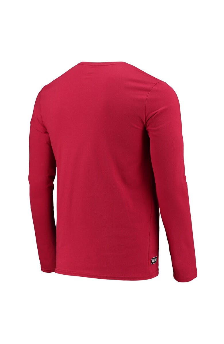 New Era Men's New Era Red Tampa Bay Buccaneers Combine Authentic Static Abbreviation Long Sleeve T-Shirt, Alternate, color, Red