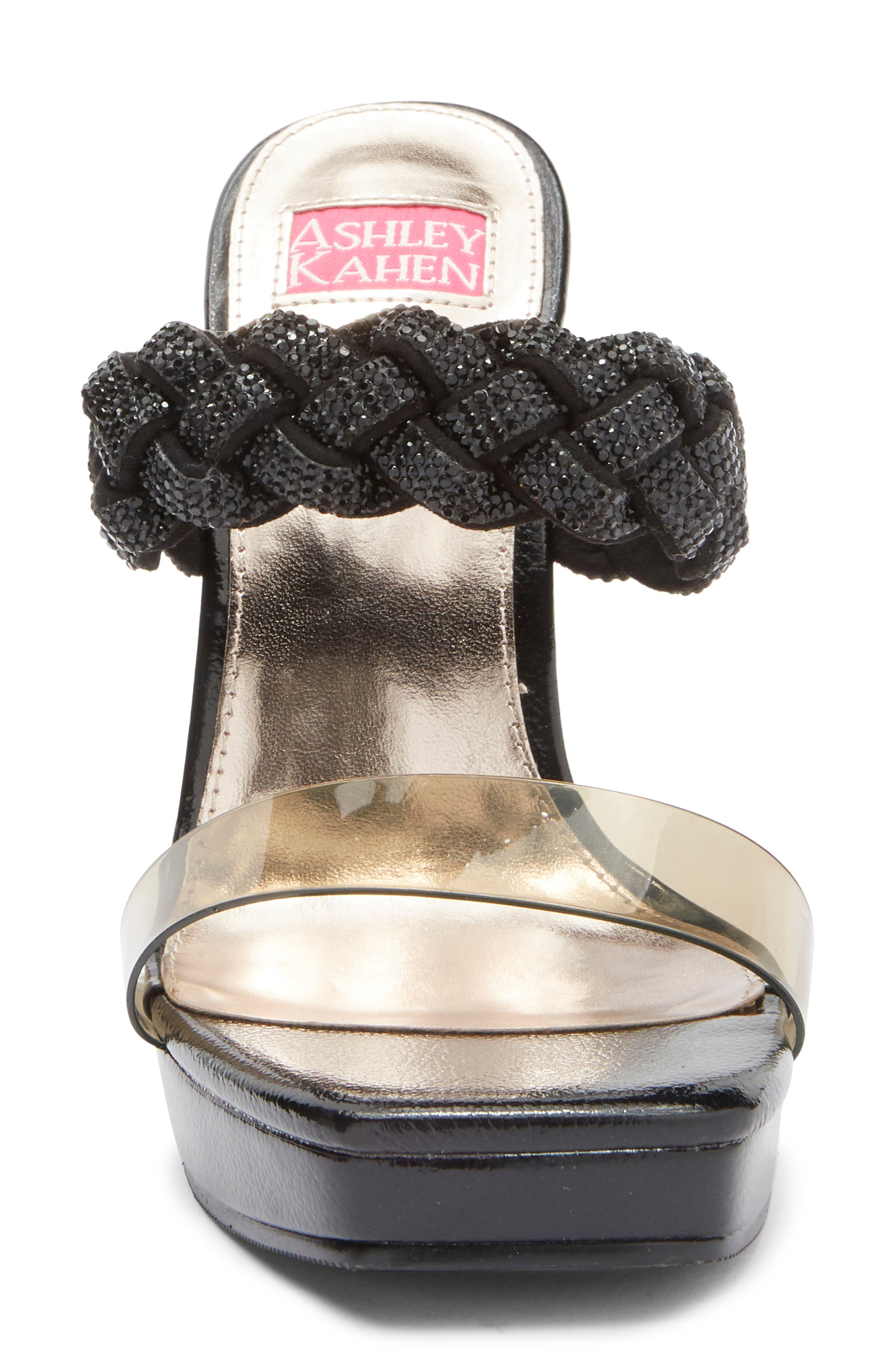 ASHLEY KAHEN Melrose Cutout Wedge Rhinestone Sandal, Alternate, color, 