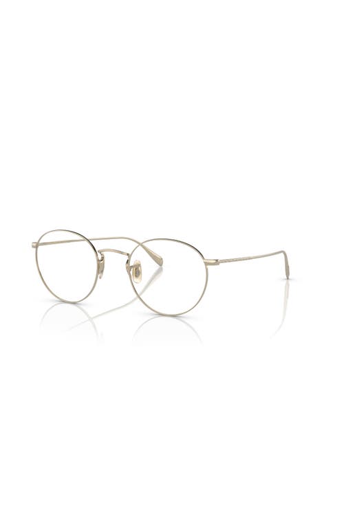 Oliver Peoples 47mm Phantos Optical Glasses In Gold