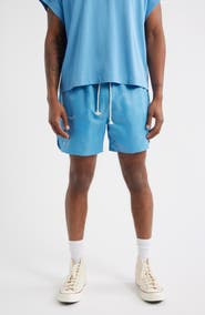 Elwood Olympic Embroidered Logo Nylon Shorts