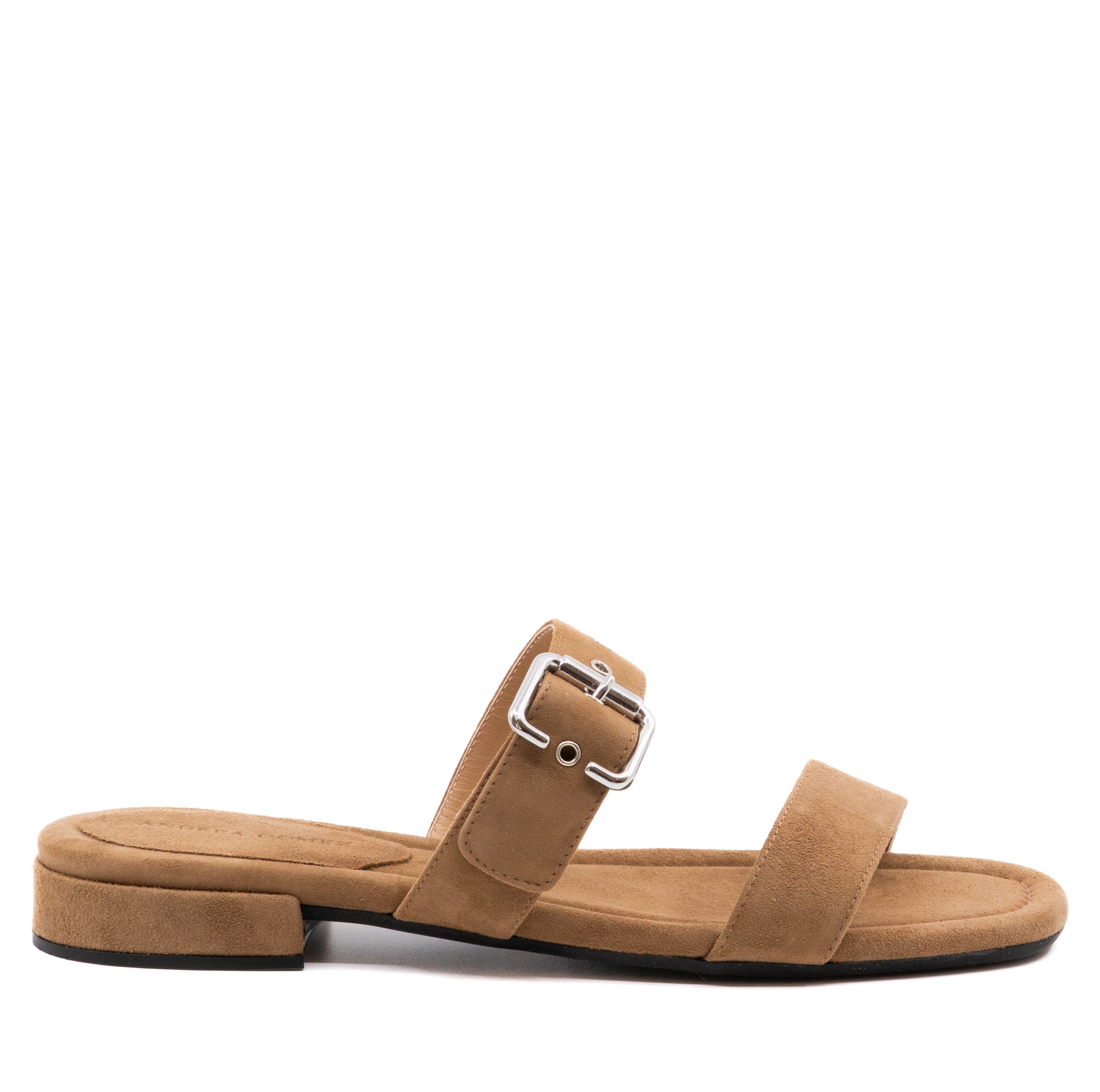 Andrea Gomez Frida Suede Sandal, Main, color, Camel