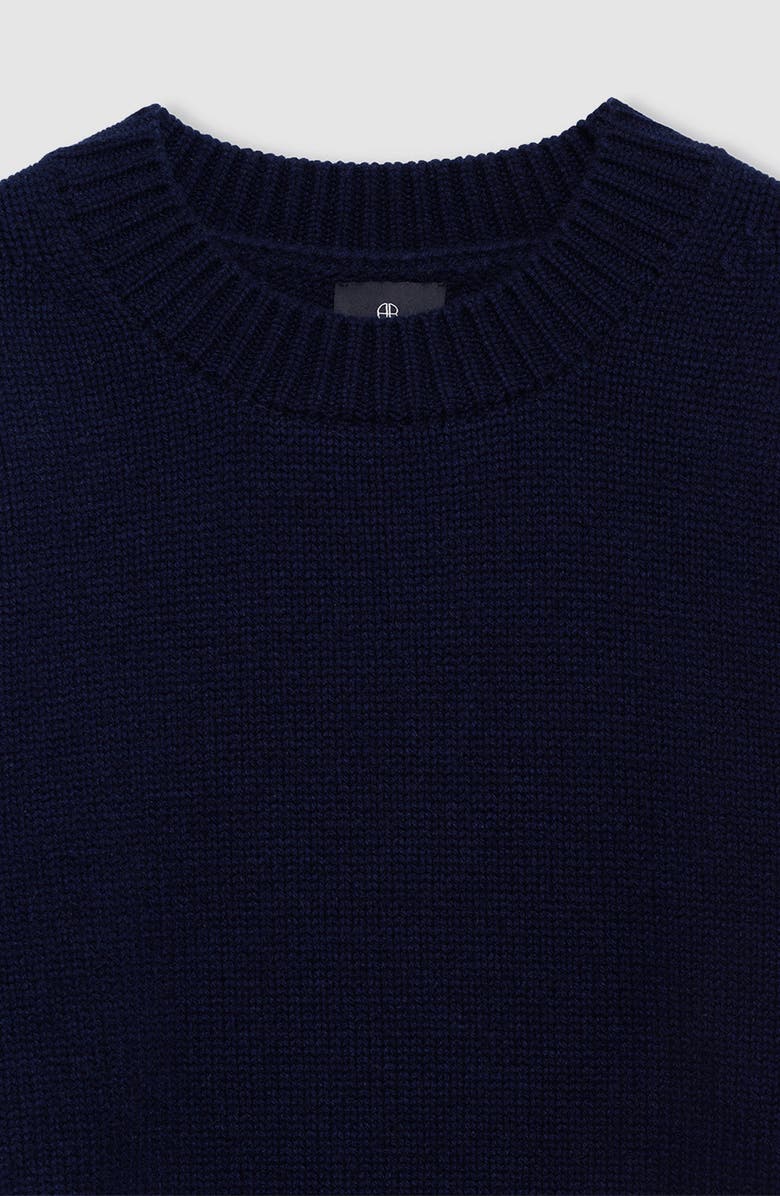 ANINE BING Roni Sweater, Alternate, color, Midnight Blue
