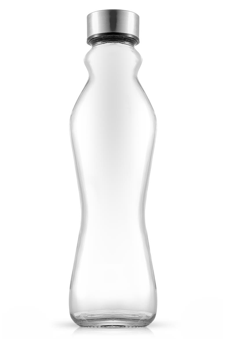 Spring Glass Insulated Water Bottle - Set of 6, Main, color, CLEAR