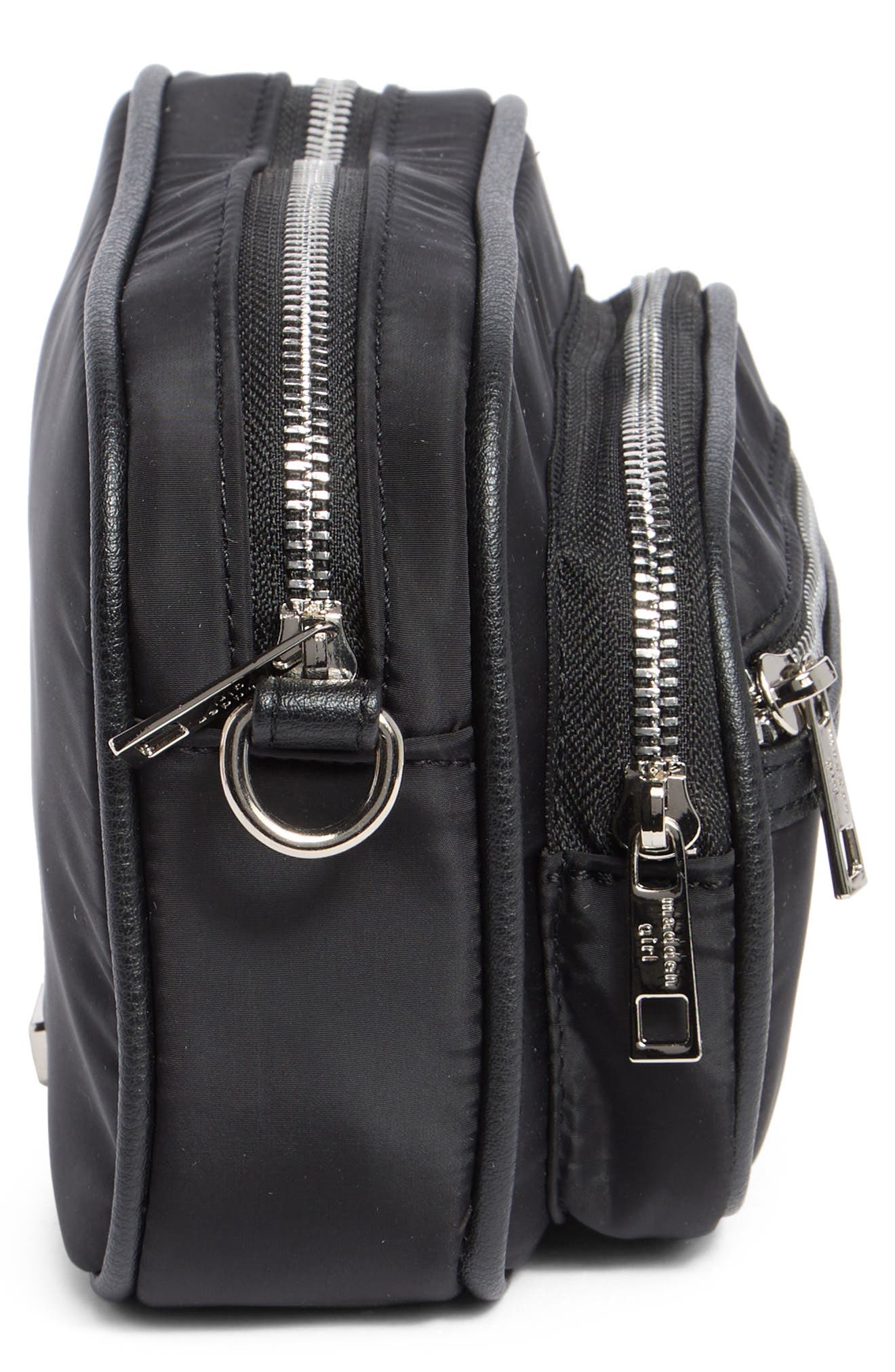 Madden Girl Nylon Camera Bag, Alternate, color, Black