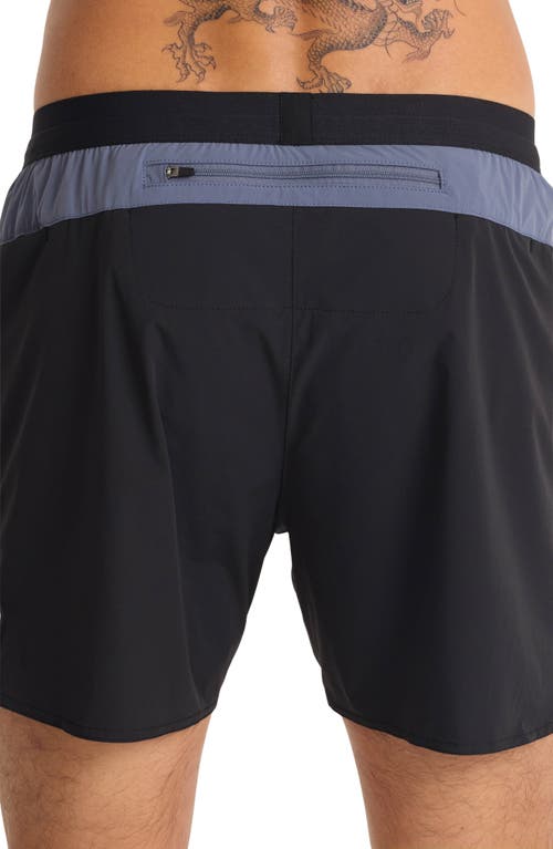 Roark Alta 5 Drawstring Shorts In Blue