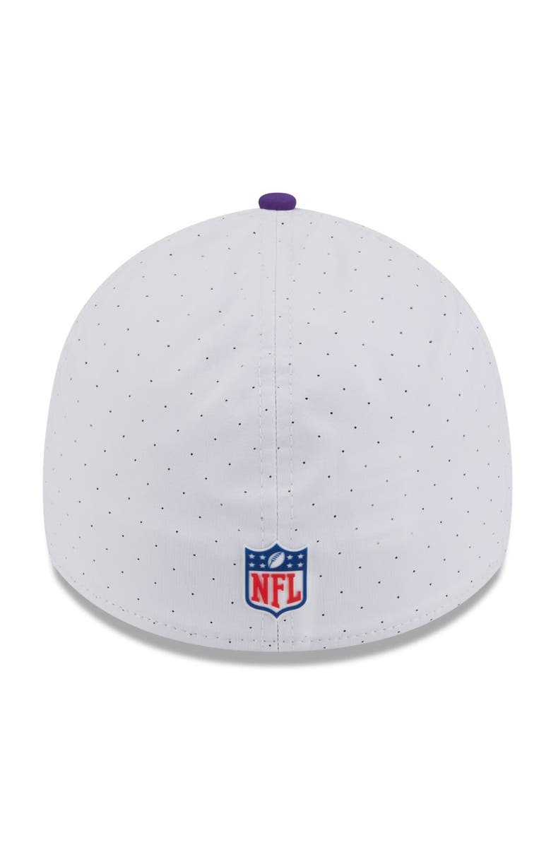 New Era Men's New Era White/Purple Minnesota Vikings 2025 NFL Training Camp 39THIRTY Flex Hat, Alternate, color, White