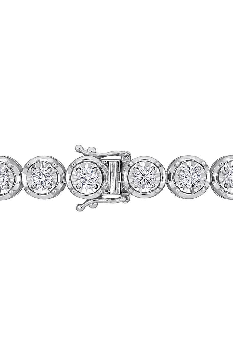 Julianna B. 4 4/5ct. t.w. Lab-Grown Diamond Tennis Bracelet 14k, Alternate, color,
